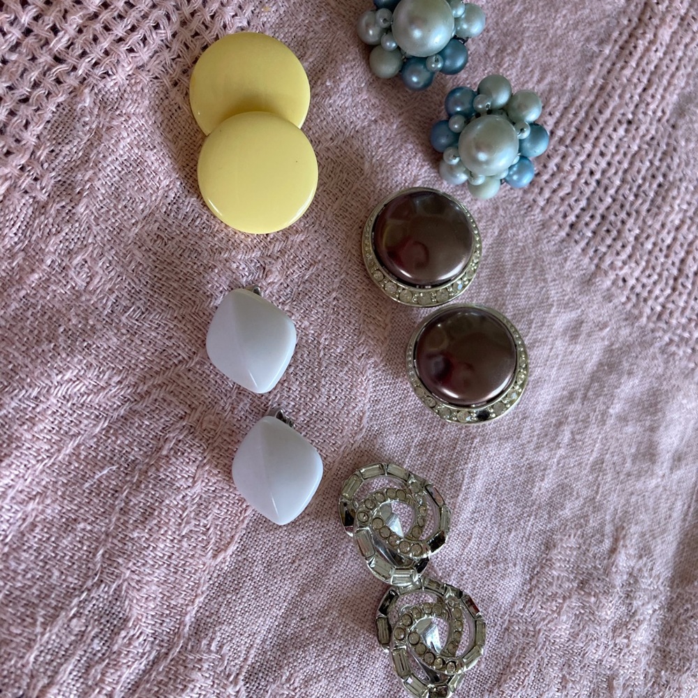 1950’s Clip On earring lot